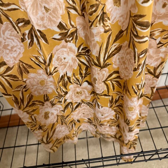 NWT Madewell Angelina Yellow Floral Slip Dress 8 - Picture 7 of 13